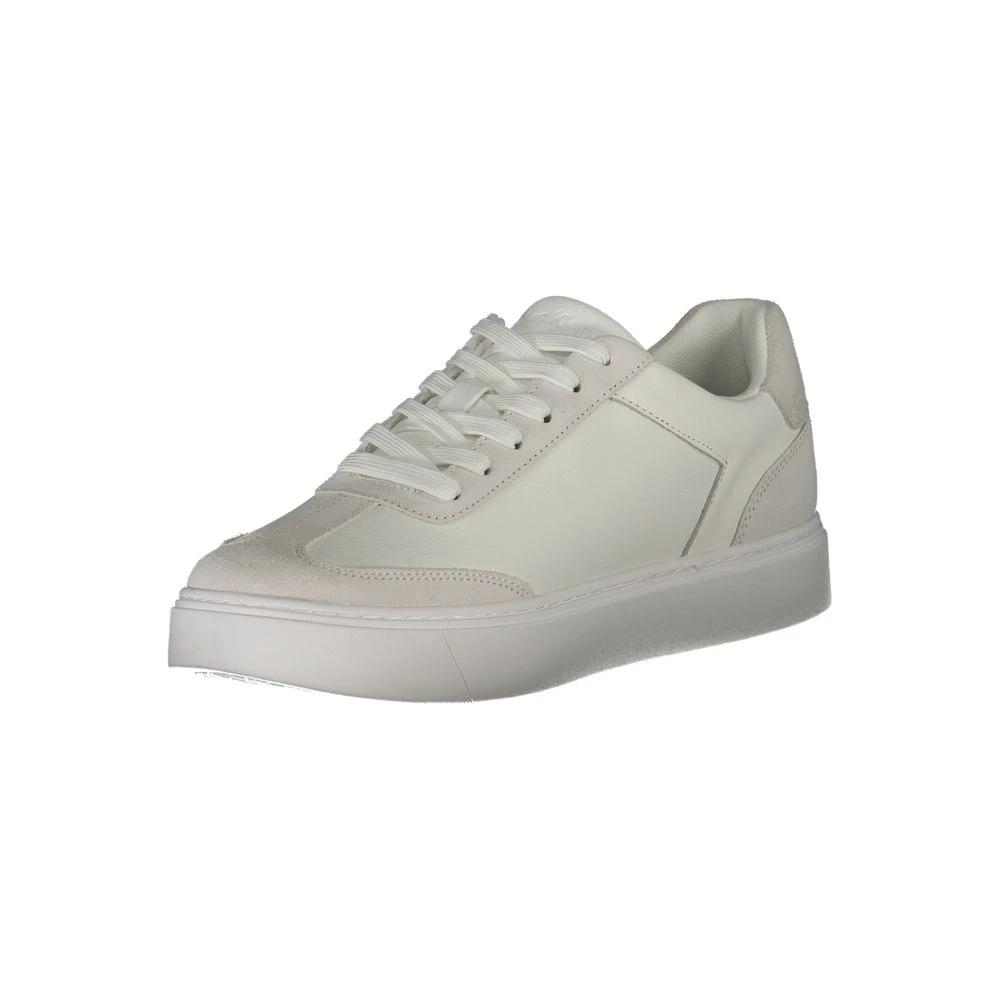 Calvin Klein White Polyurethane Men Sneaker Calvin Klein