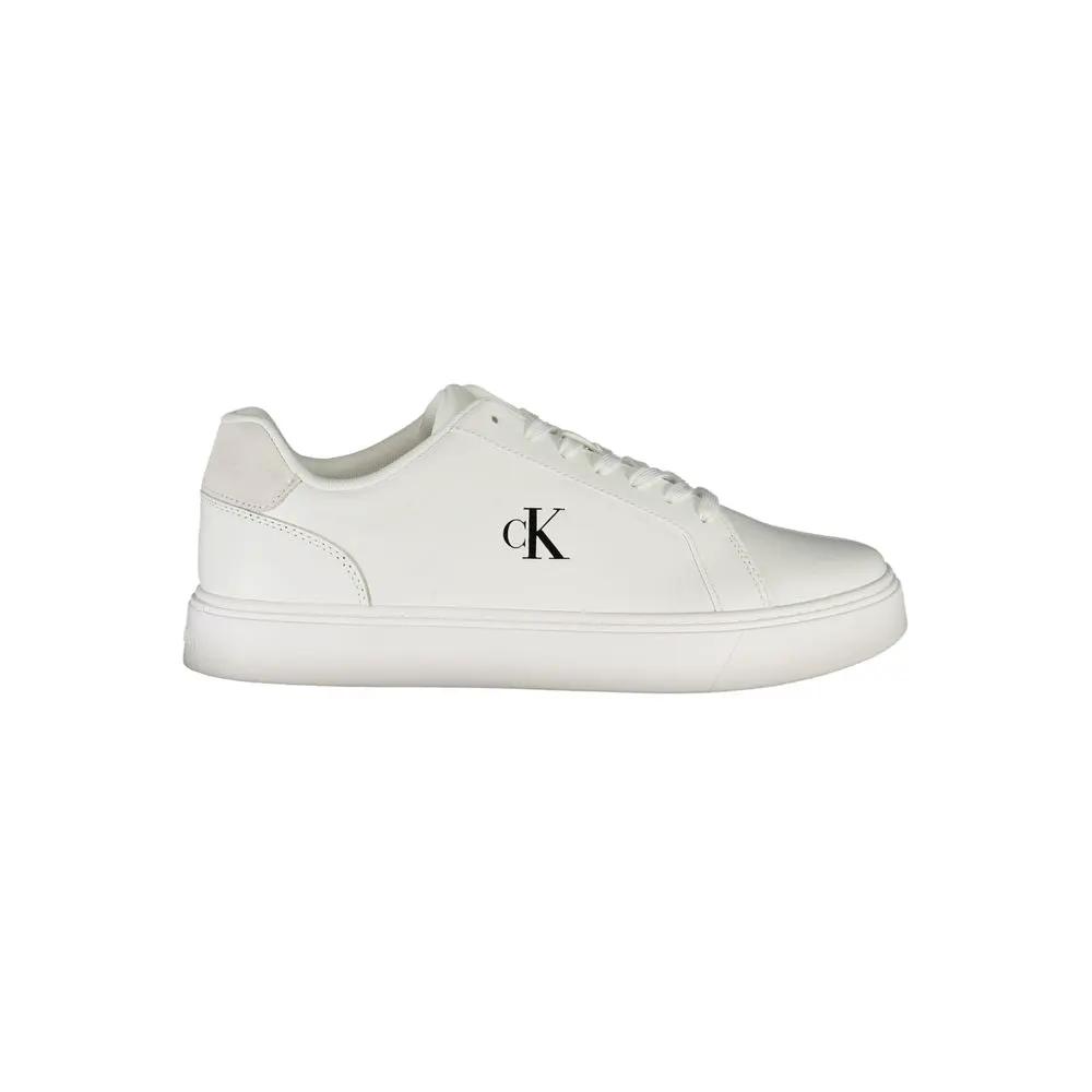 Baskets Calvin Klein Bianco en polyuréthane pour homme