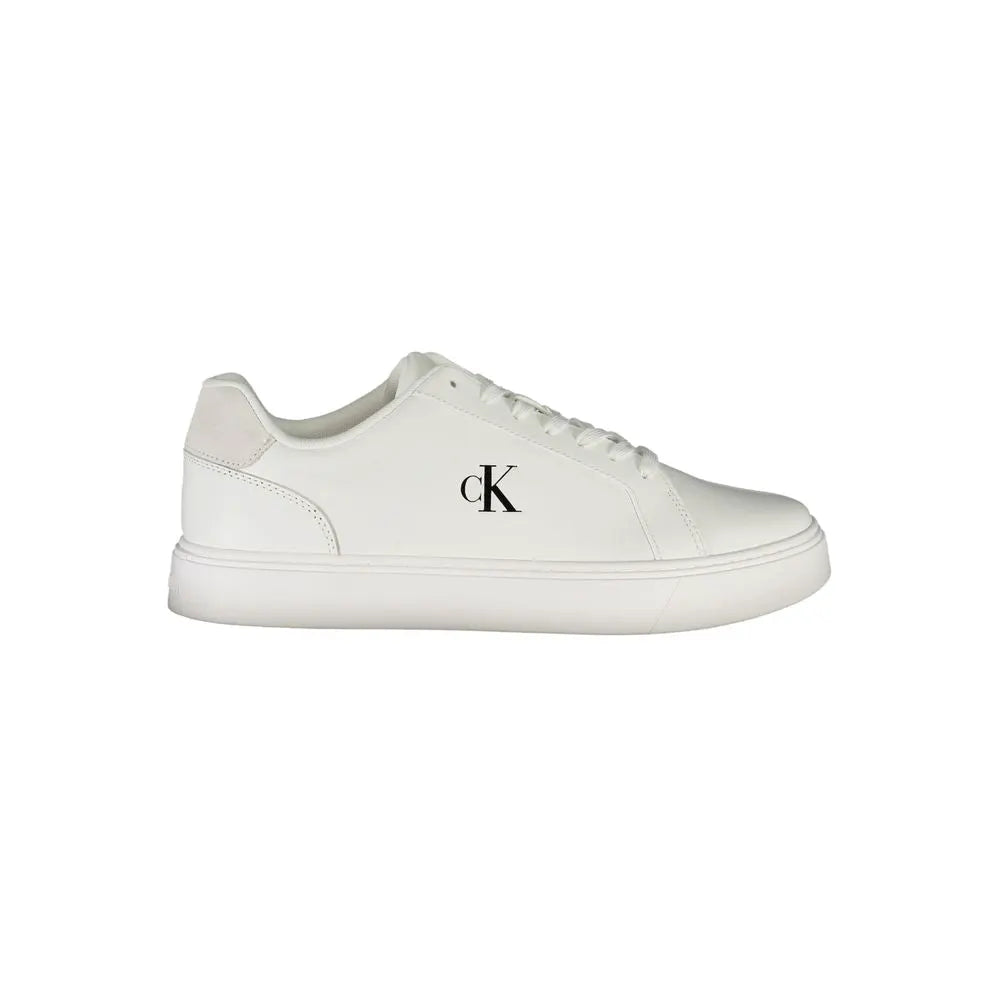 Calvin Klein Calvin Klein Bianco Polyurethane Men Sneaker