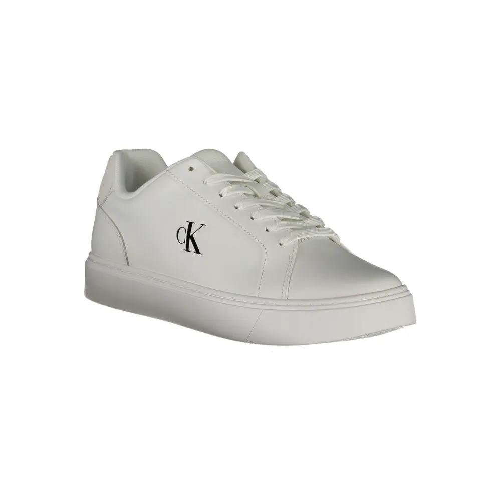 Baskets Calvin Klein Bianco en polyuréthane pour homme