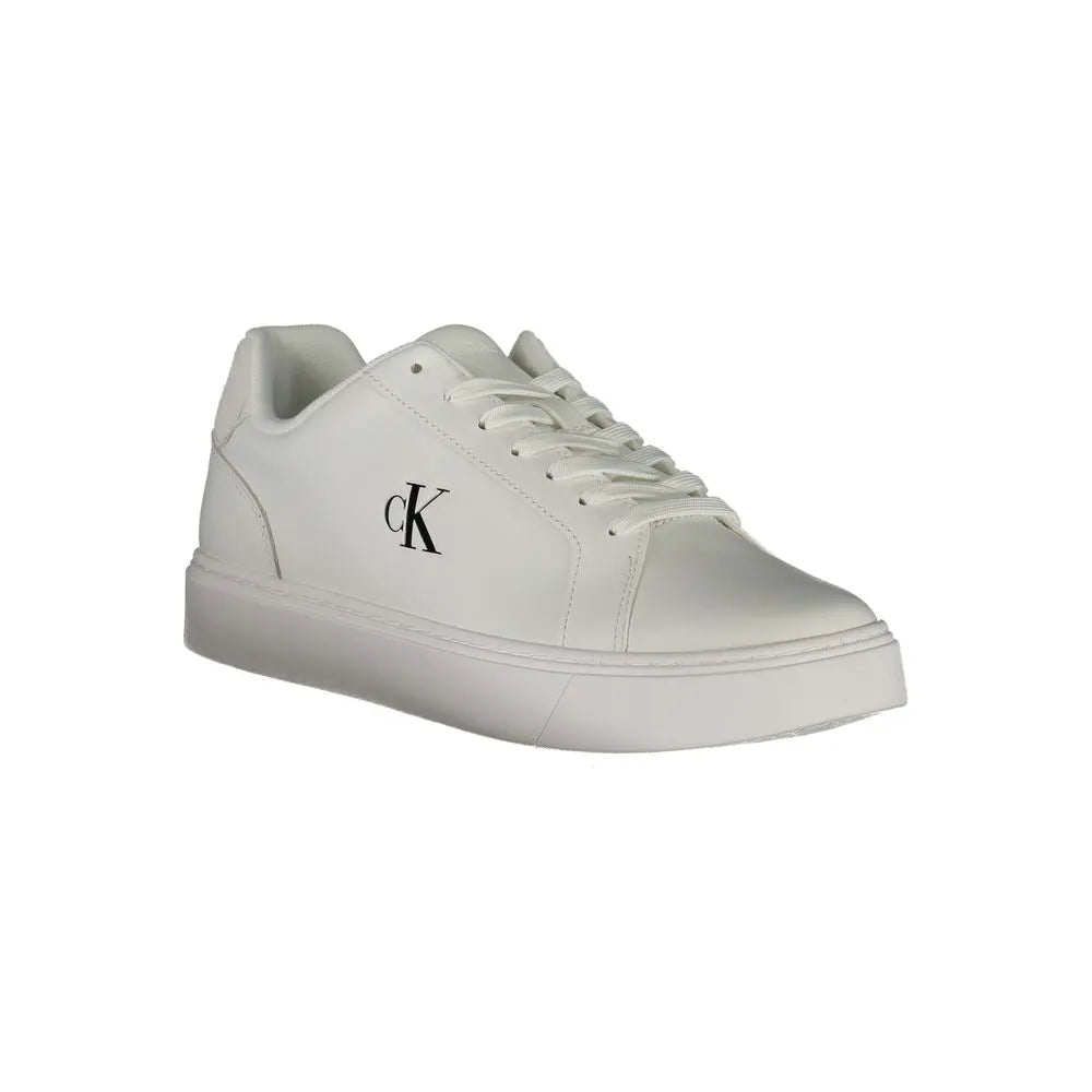 Calvin Klein Calvin Klein Bianco Polyurethane Men Sneaker