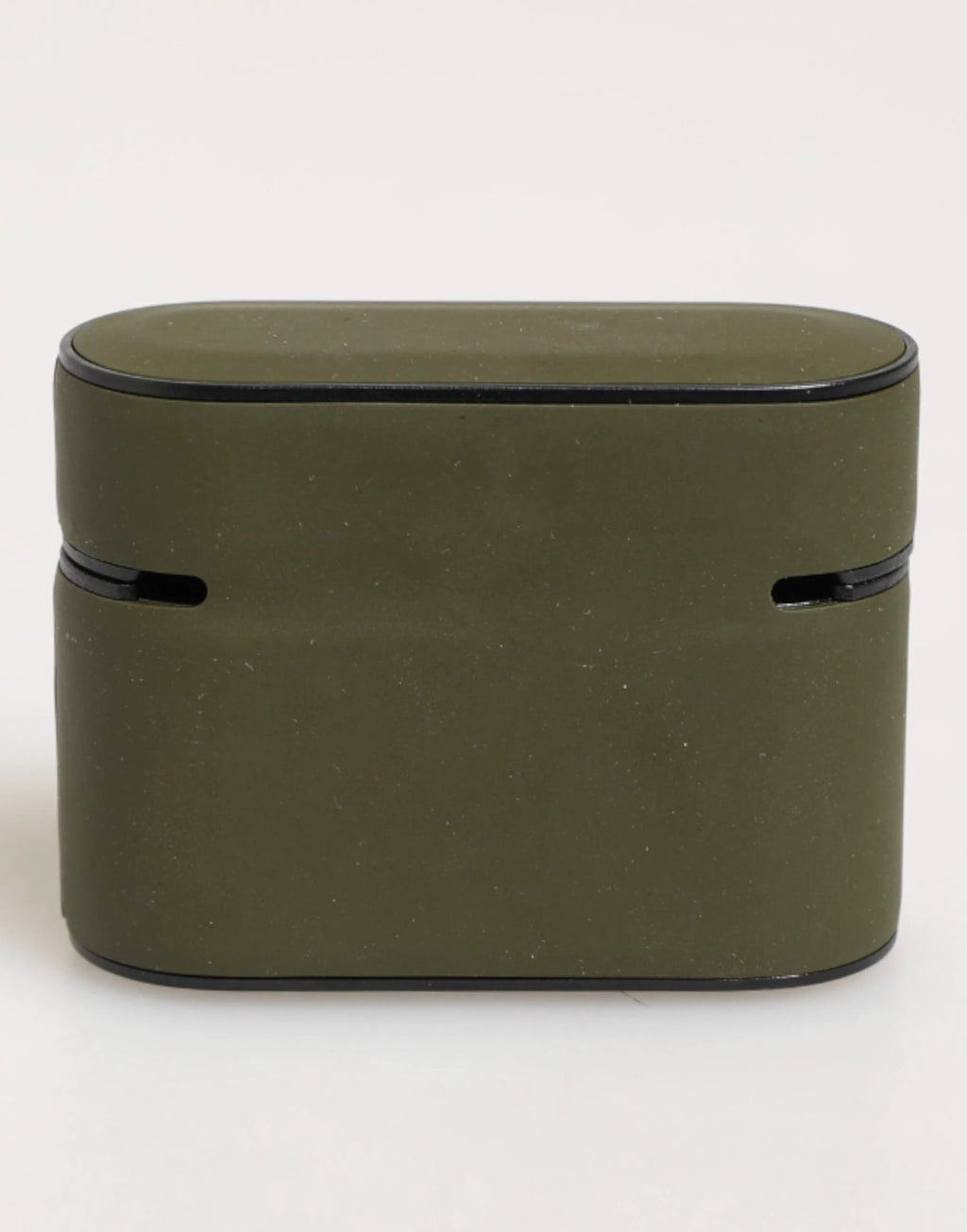 Dolce & Gabbana Army Green Rubber Logo Embossed Accessory Airpods Case by Dolce & Gabbana