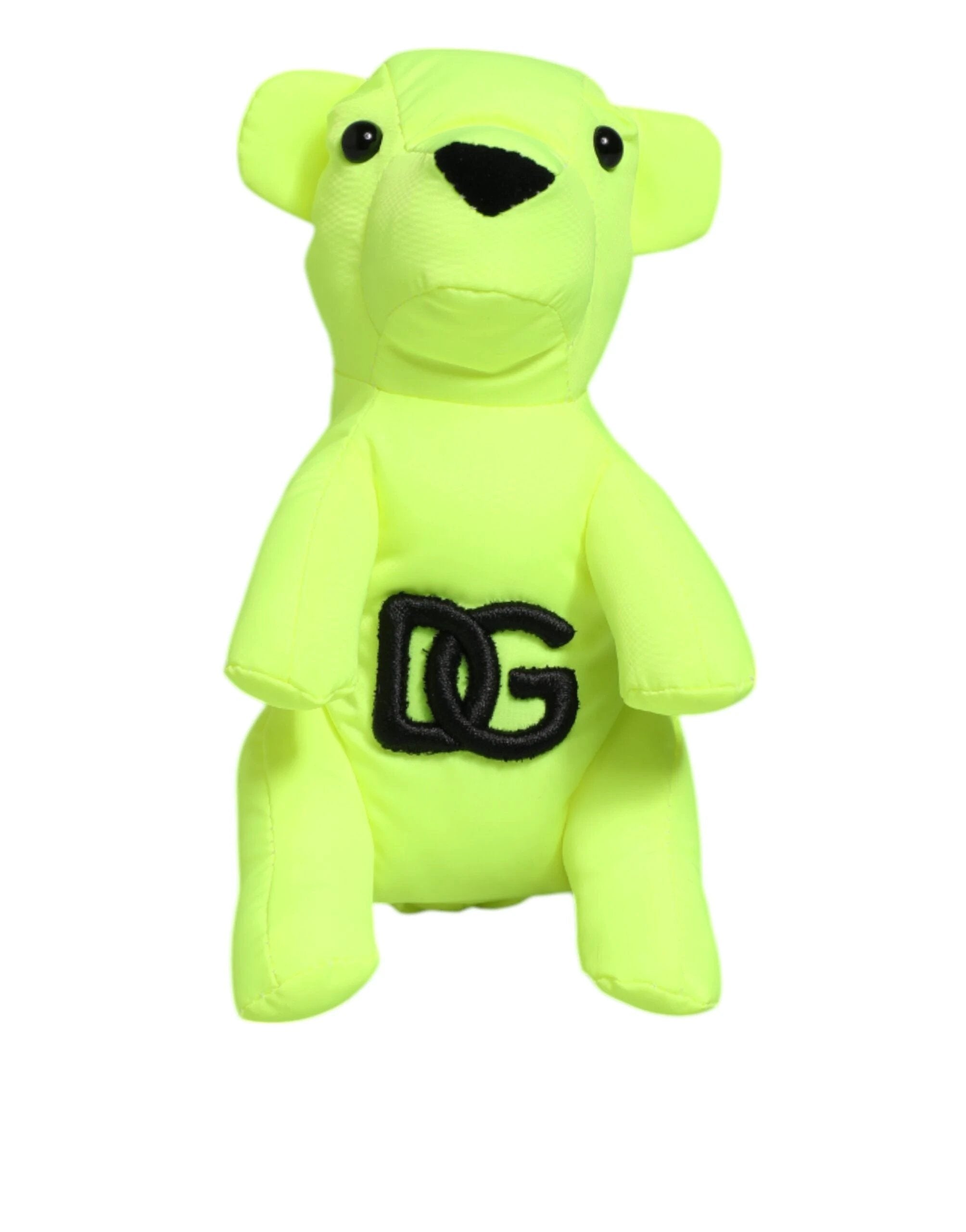 Dolce & Gabbana Neon Green Bear Embroidered Logo Men Keychain Clasp Keyring by Dolce & Gabbana