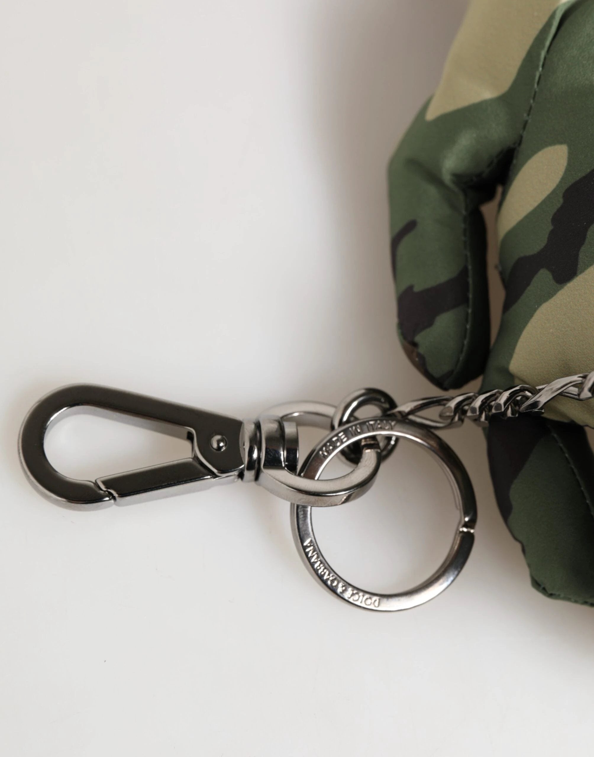 Dolce & Gabbana Camouflage Multicolor Animal Silhouette Keychain Keyring by Dolce & Gabbana