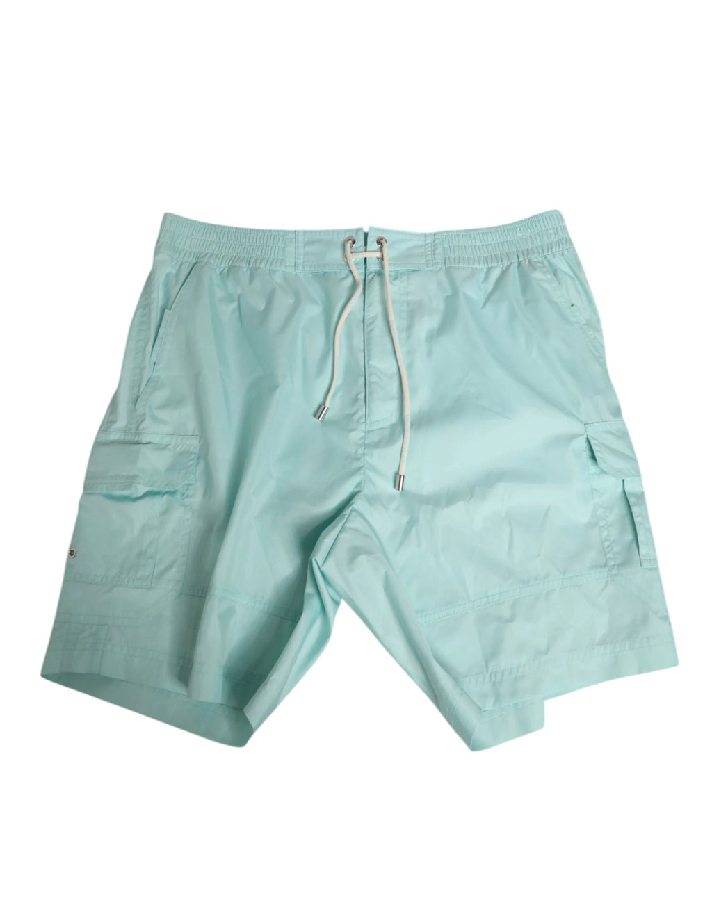 Dolce & Gabbana Aqua Blue Polyester Beachwear Men Shorts Swimwear by Dolce & Gabbana