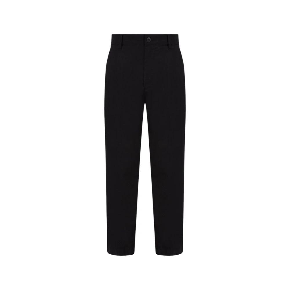 Pantalon chino noir en coton recyclé Calvin Klein Jeans