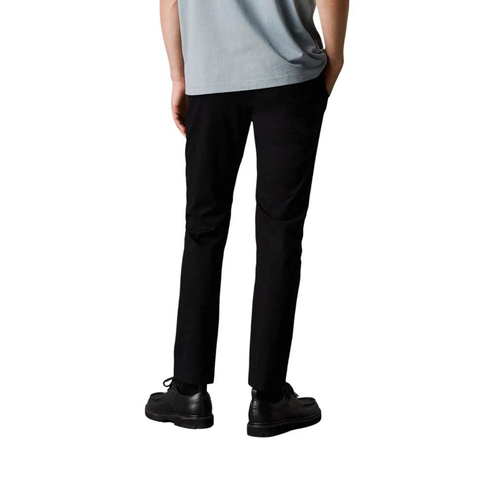 Pantalon chino noir en coton recyclé Calvin Klein Jeans