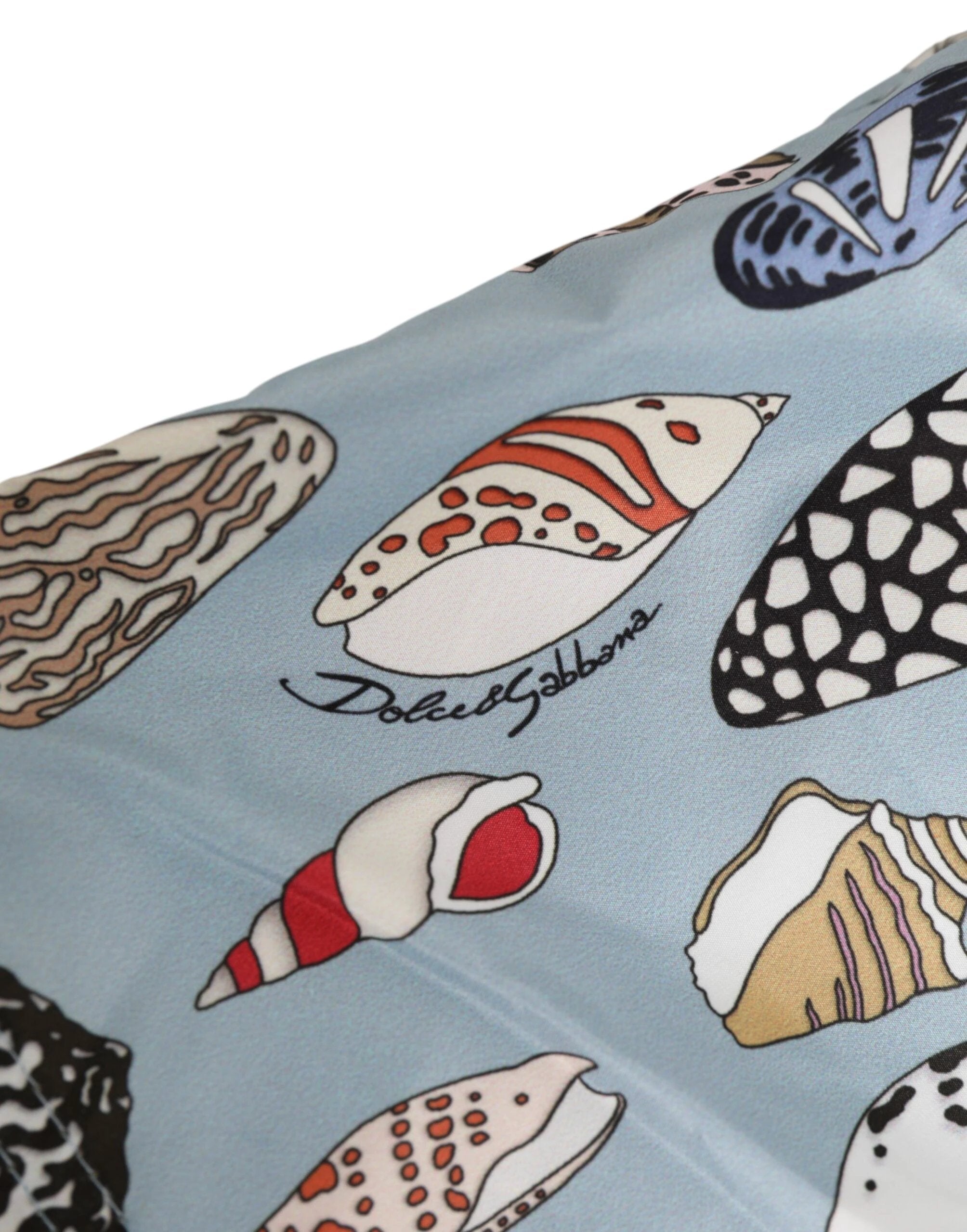 Dolce & Gabbana Blue Seashell Print Nylon Men Shorts Swimwear by Dolce & Gabbana