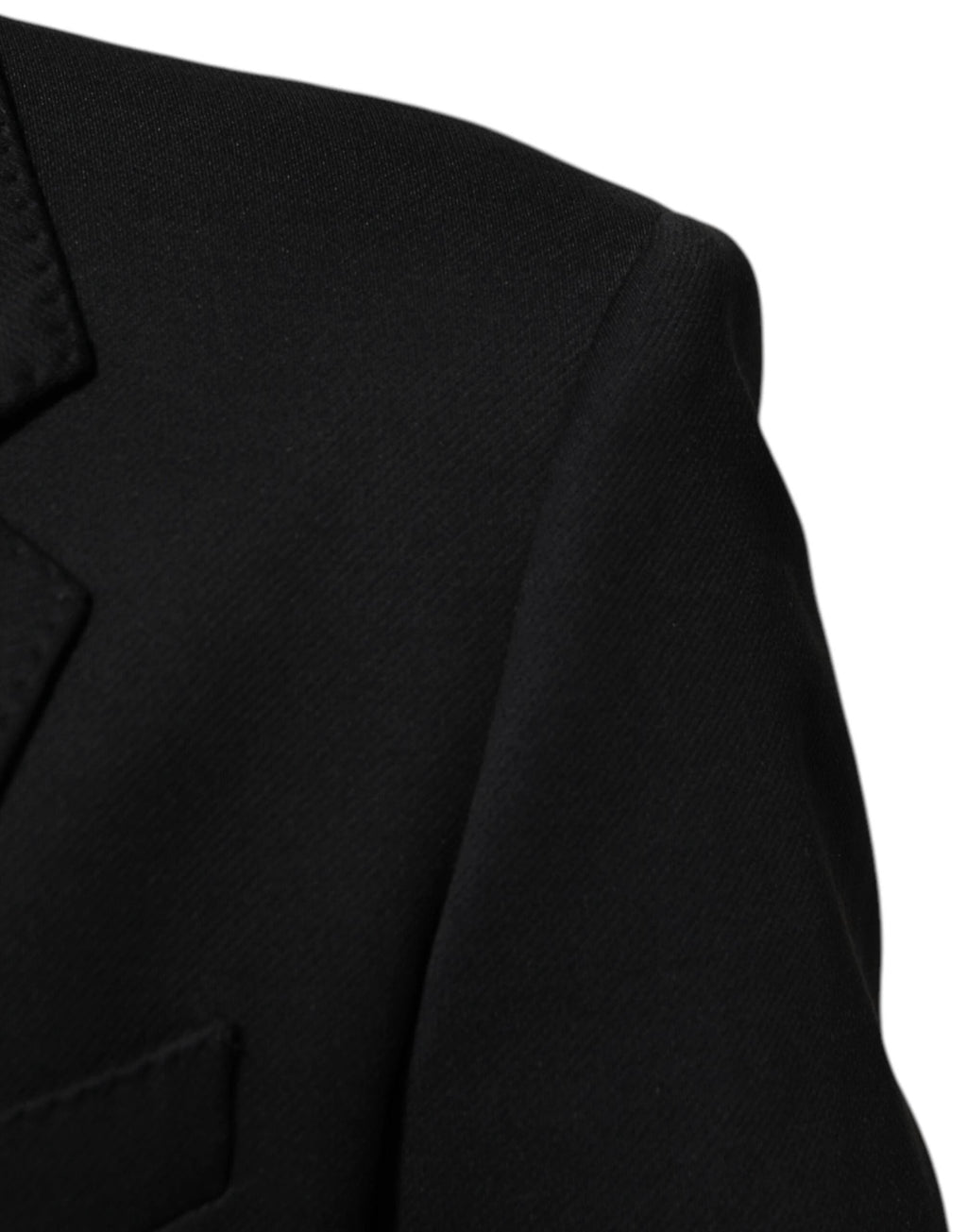 Dolce & Gabbana Dark Blue Cotton Men Jacket Coat Blazer Suit by Dolce & Gabbana