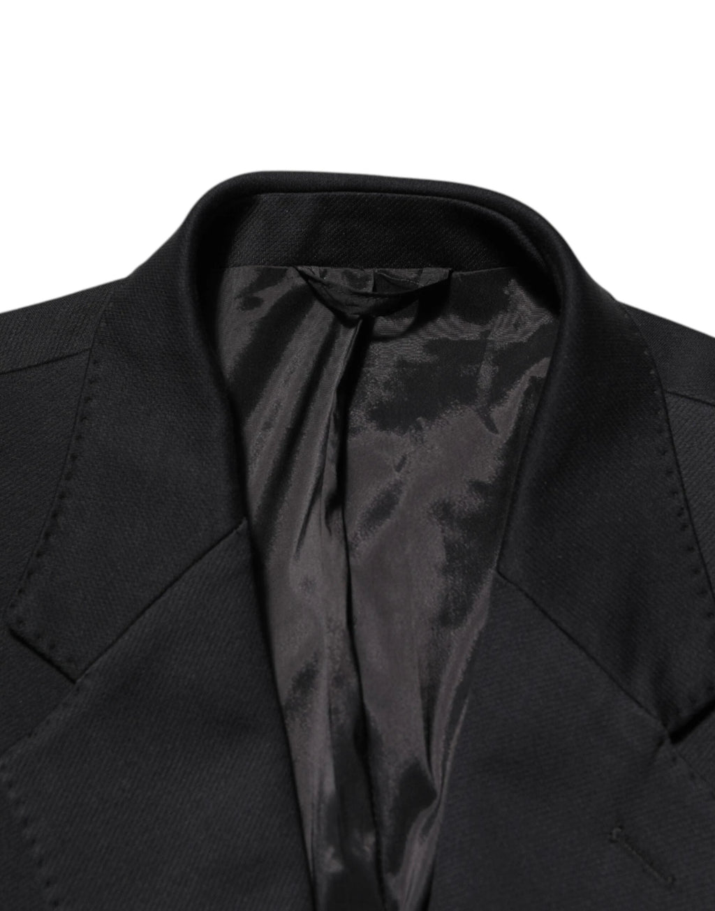 Dolce & Gabbana Dark Blue Cotton Men Jacket Coat Blazer Suit by Dolce & Gabbana