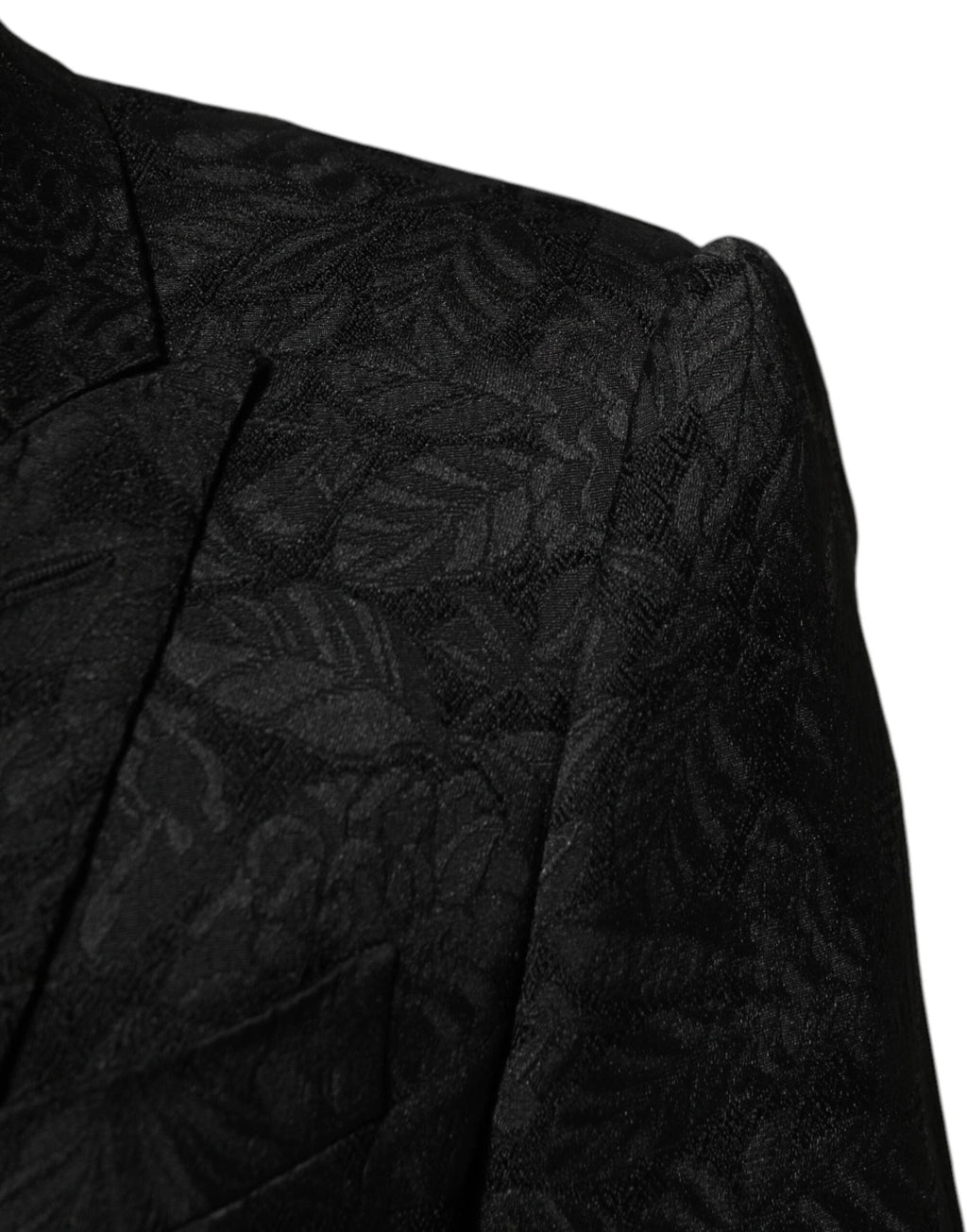 Dolce & Gabbana Black 3 Piece Brocade Jacquard Suit MARTINI by Dolce & Gabbana