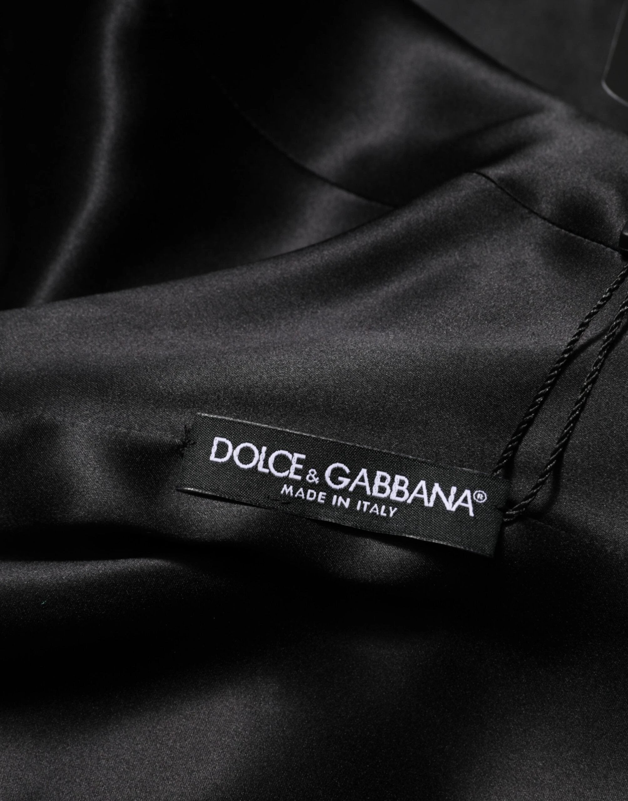 Dolce & Gabbana Green Viscose Acetate Mini Long Sleeve Dress by Dolce & Gabbana