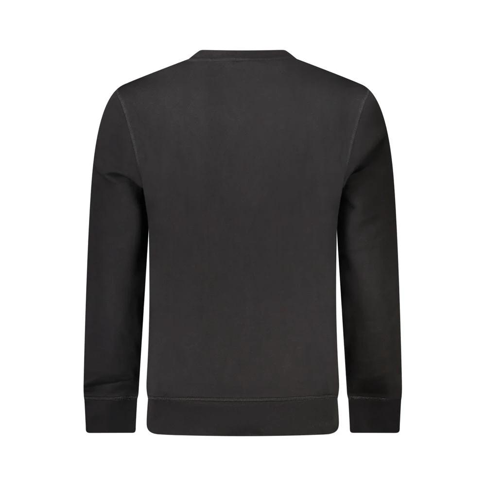 Hugo Boss Black Cotton Men Sweater Hugo Boss