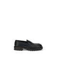 Ferragamo Black Rubber Slip-On Loafers by Ferragamo