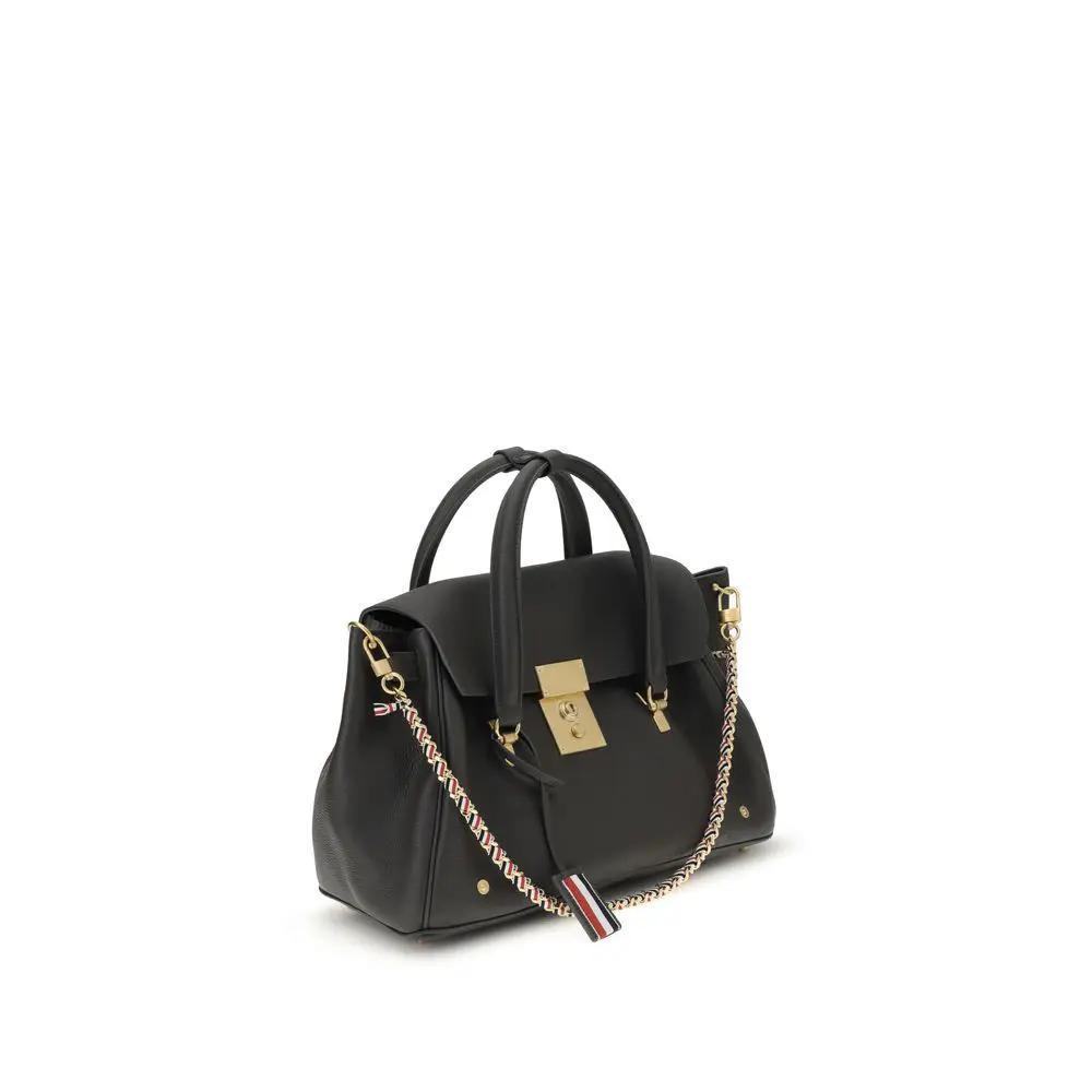 Sac à main Thom Browne en cuir de veau gris Bos Taurus