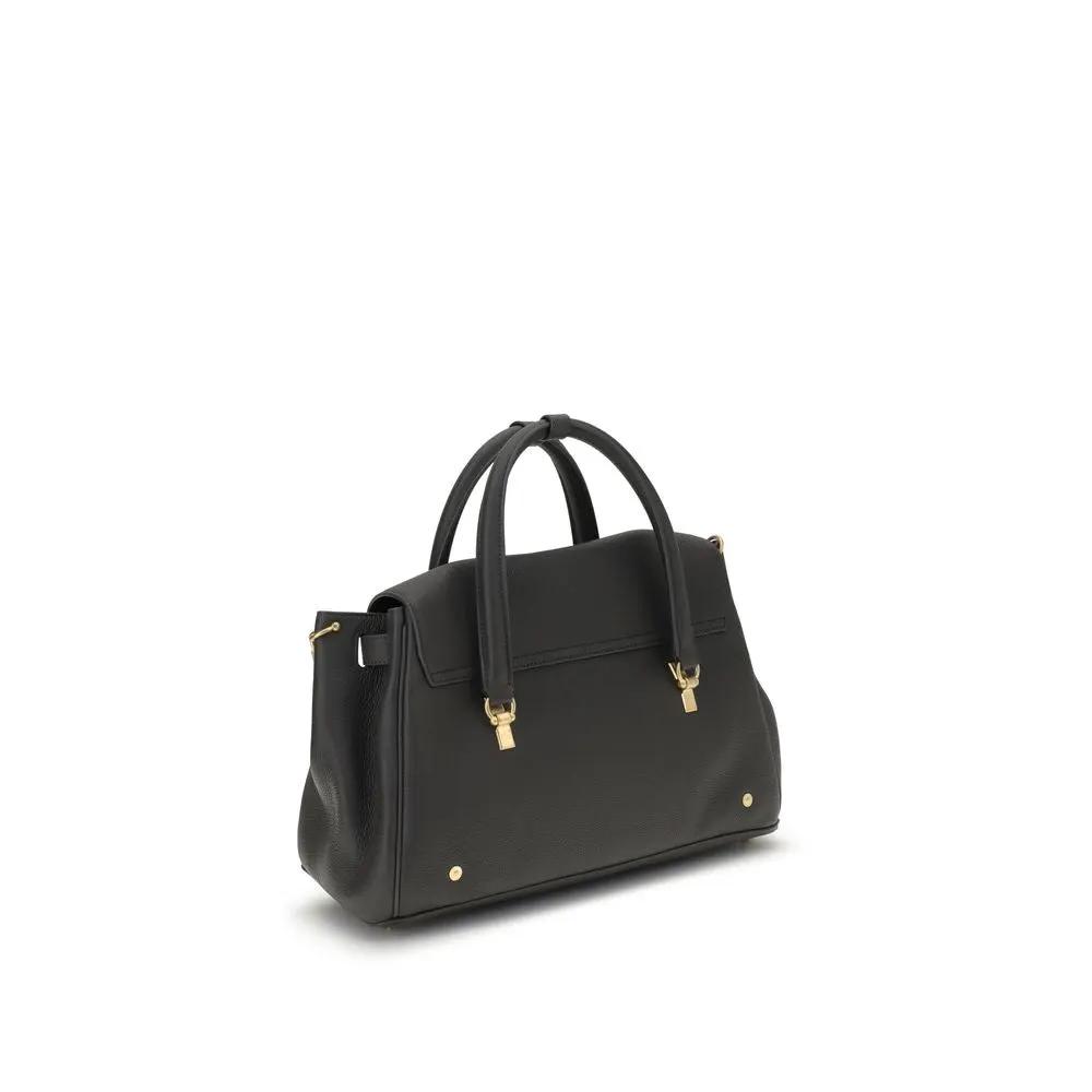 Sac à main Thom Browne en cuir de veau gris Bos Taurus