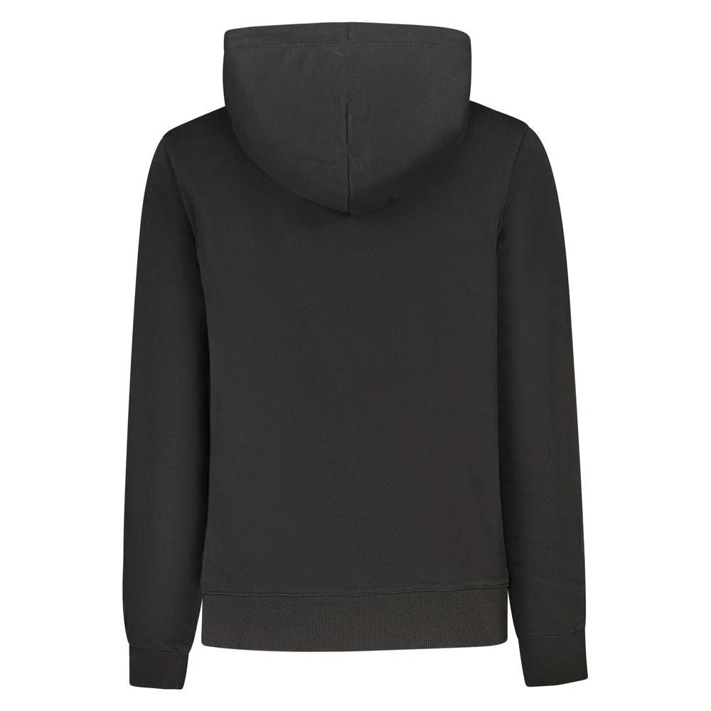 Tommy Hilfiger Black Cotton Women's Sweatshirt Hoodie Tommy Hilfiger