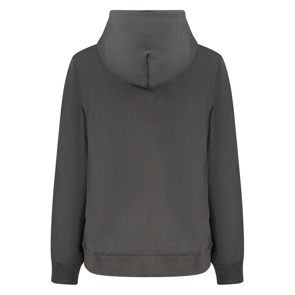 Tommy Hilfiger Black Cotton Women's Sweatshirt Hoodie Tommy Hilfiger