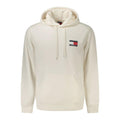 Tommy Hilfiger White Cotton Men's Hooded Sweatshirt Tommy Hilfiger