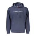 Tommy Hilfiger Blue Cotton Men's Hoodie Sweatshirt Tommy Hilfiger