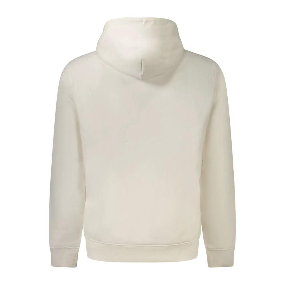 Tommy Hilfiger White Cotton Men's Hooded Sweatshirt Tommy Hilfiger