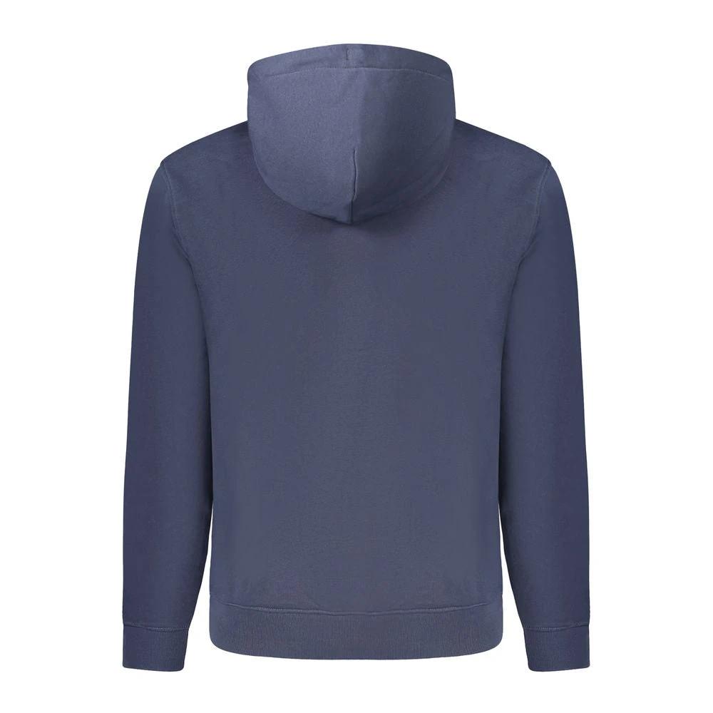 Tommy Hilfiger Blue Cotton Men's Hoodie Sweatshirt