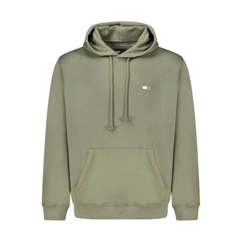 Tommy Hilfiger Verde Cotton Men's Sweatshirt Hoodie