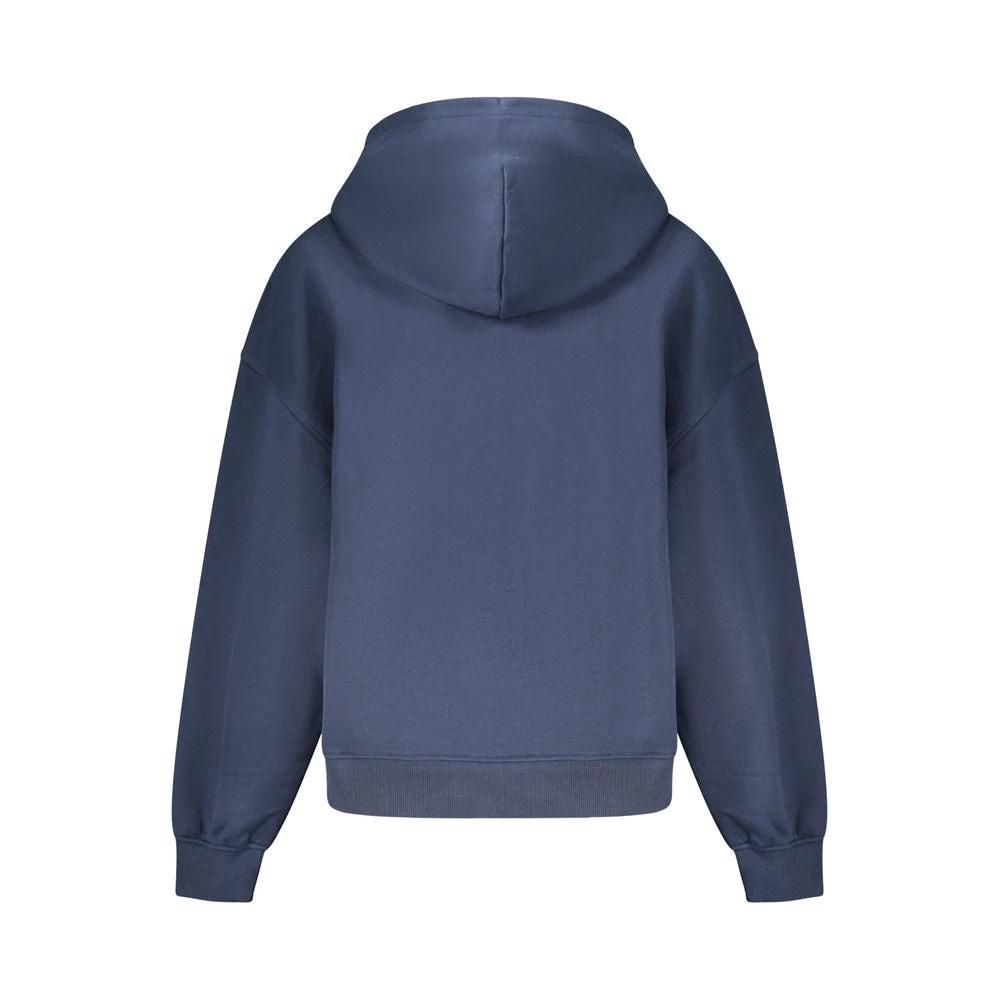 Tommy Hilfiger Blue Cotton Women Sweatshirt