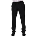 Dolce & Gabbana Black Wool Formal Dress Men Trousers Pants by Dolce & Gabbana
