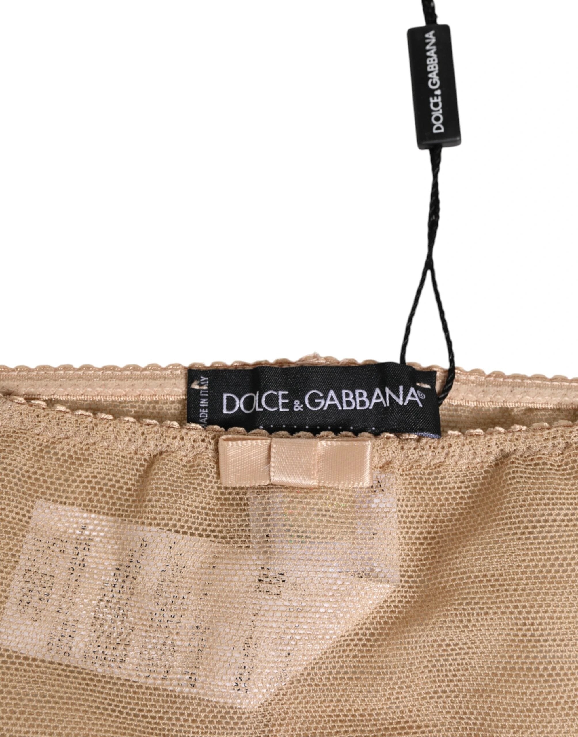 Dolce & Gabbana Beige Shaping Control Panty Underwear by Dolce & Gabbana