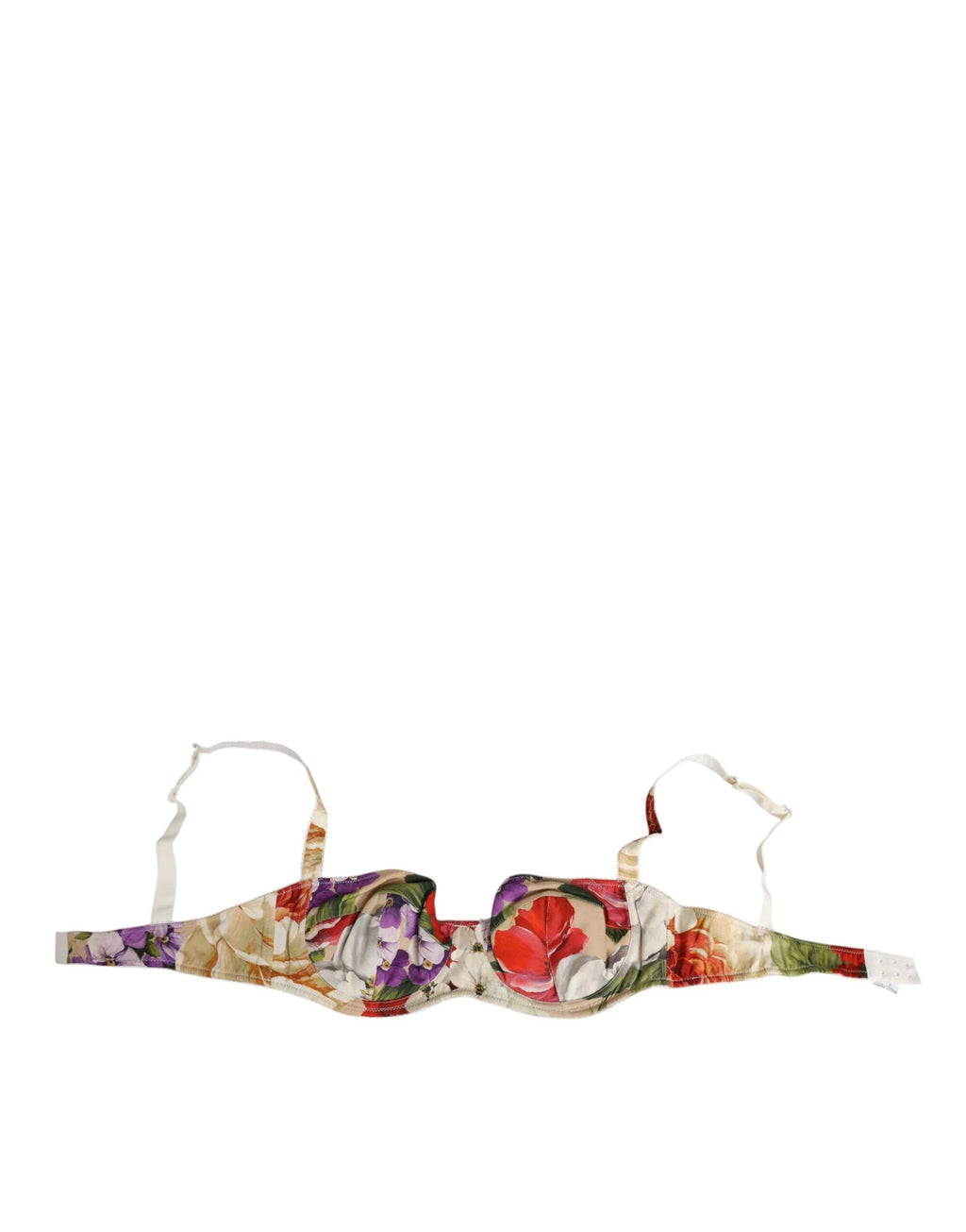 Dolce & Gabbana Floral Print Semi Padded Balconette Bra Underwear by Dolce & Gabbana