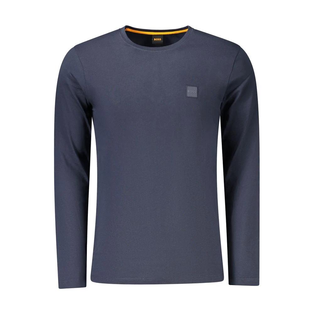 Hugo Boss Blue Cotton T-Shirt