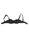 Dolce & Gabbana Black Sheer Mesh Underwire Bra Underwear by Dolce & Gabbana