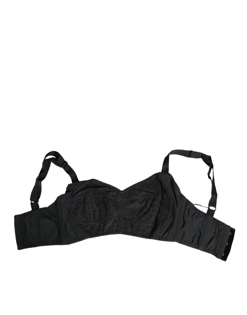 Dolce & Gabbana Black Stretch Nylon Bustier Bra Underwear by Dolce & Gabbana