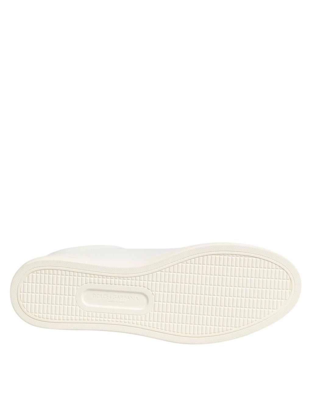 Dolce & Gabbana White Leather Rose Embroidery Low-Top Shoes by Dolce & Gabbana