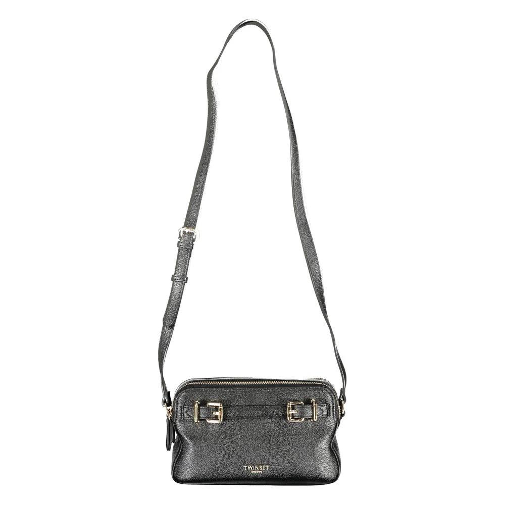 Twinset Nero Poliuretano Women Bag Twinset