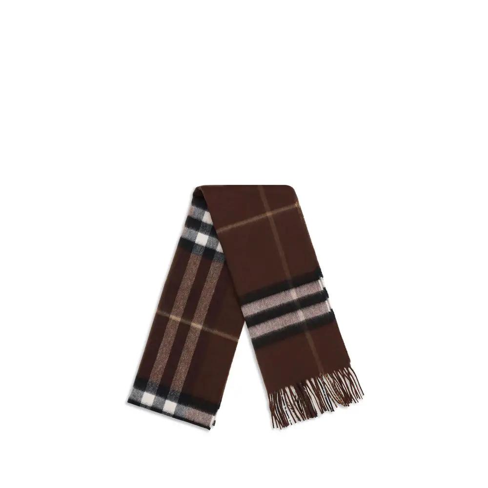 Burberry Brown Cashmere Scarf by Burberry
