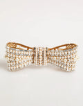 Dolce & Gabbana Gold Brass Glas Crystal Faux Pearl Embellished Brooch by Dolce & Gabbana