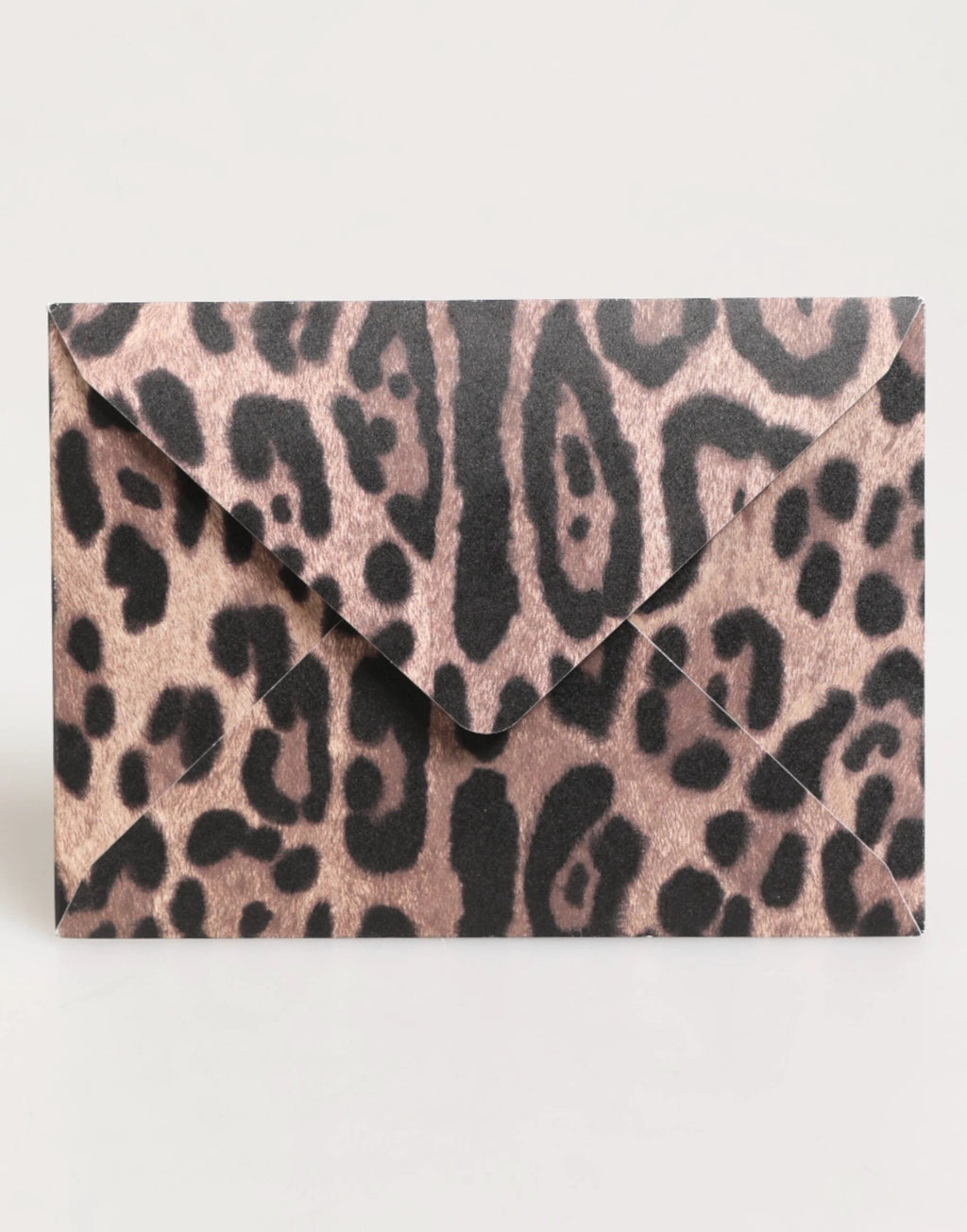 Dolce & Gabbana Multicolor Leopard Print Envelope Paper Post Card Holder by Dolce & Gabbana
