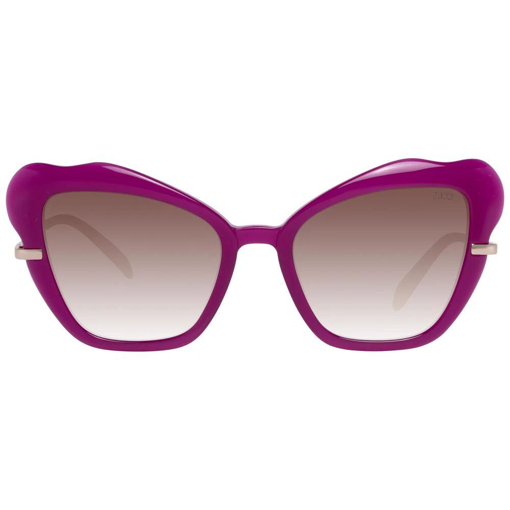 Lunettes de soleil multicolores en plastique Emilio Pucci