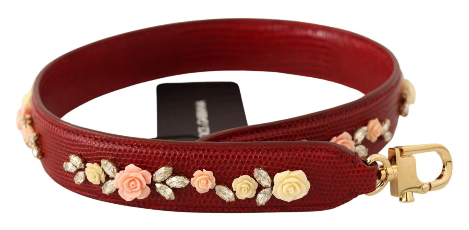 Dolce & Gabbana Floral Crystals Exotic Shoulder Strap Bag Accessory by Dolce & Gabbana