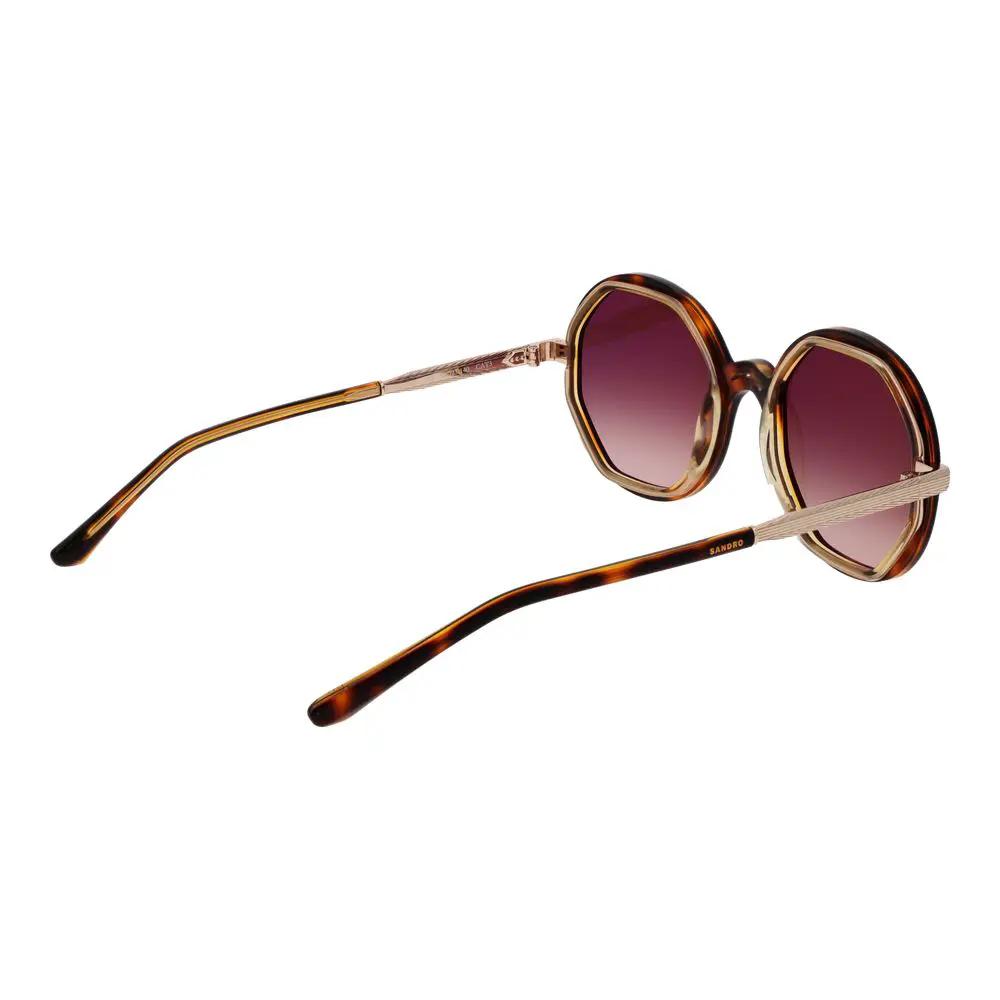 Lunettes de soleil Sandro en acétate marron