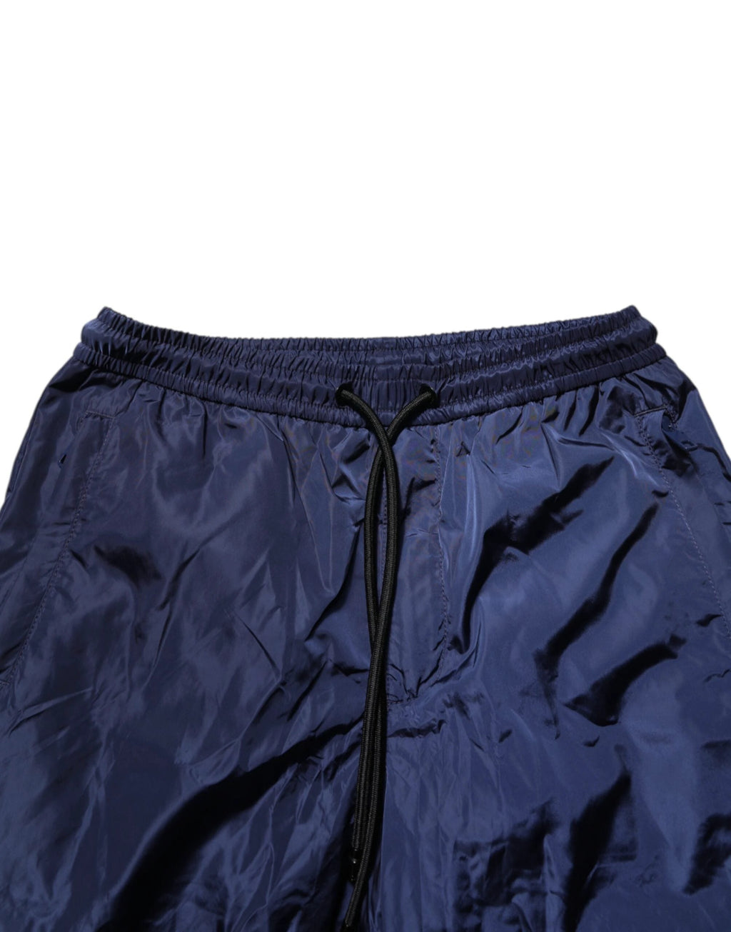 Dolce & Gabbana Blue Nylon Straight Jogger Sweatpants Pants by Dolce & Gabbana