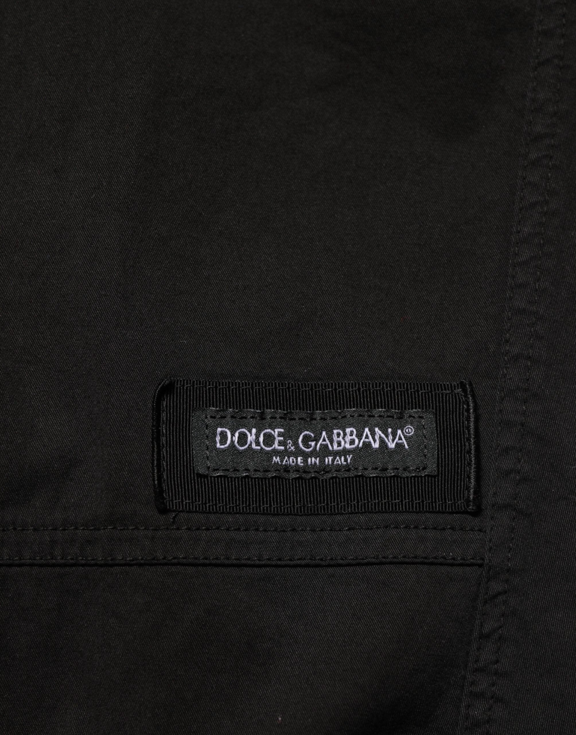 Dolce & Gabbana Black Cotton Cargo Jogger Sweatpants Pants by Dolce & Gabbana
