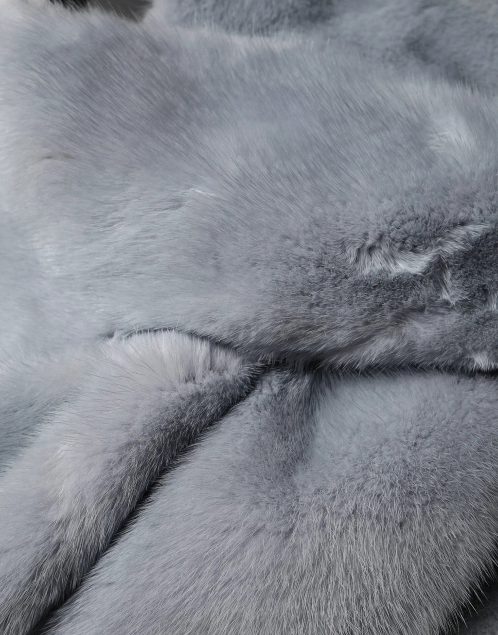 Dolce & Gabbana Powder Blue Mink Fur Neck Warmer Scarf by Dolce & Gabbana