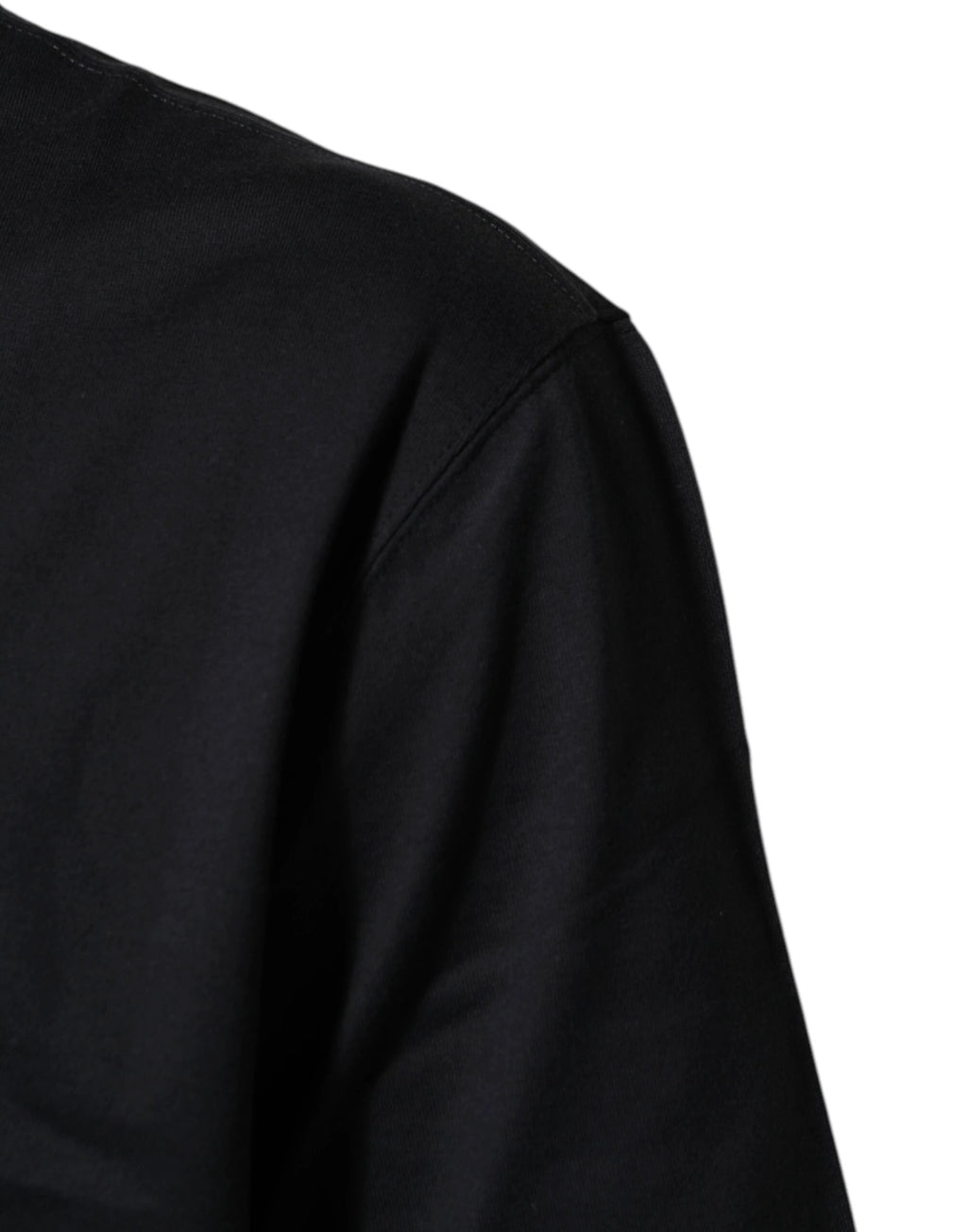 Dolce & Gabbana Black Logo Compass Cotton Crew Neck T-shirt by Dolce & Gabbana