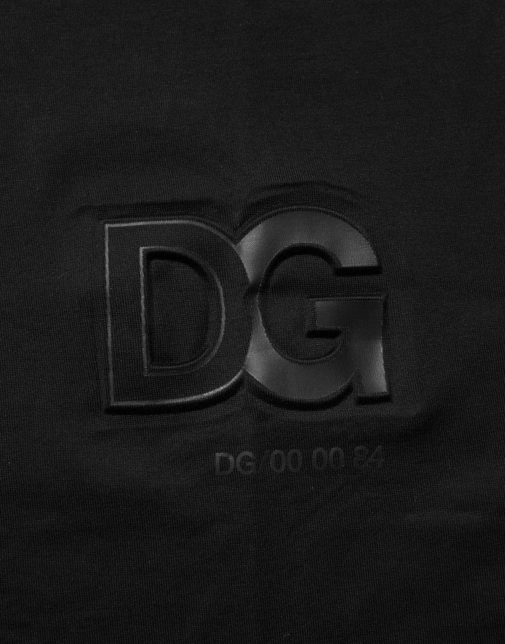 Dolce & Gabbana Black Logo Patch Cotton Men Crew Neck T-shirt by Dolce & Gabbana
