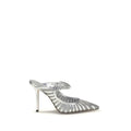 Jimmy Choo Silver Leather High Heel Pumps by Jimmy Choo
