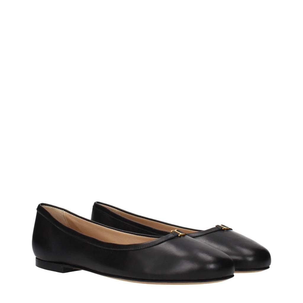 Ballerines Chloé en cuir noir