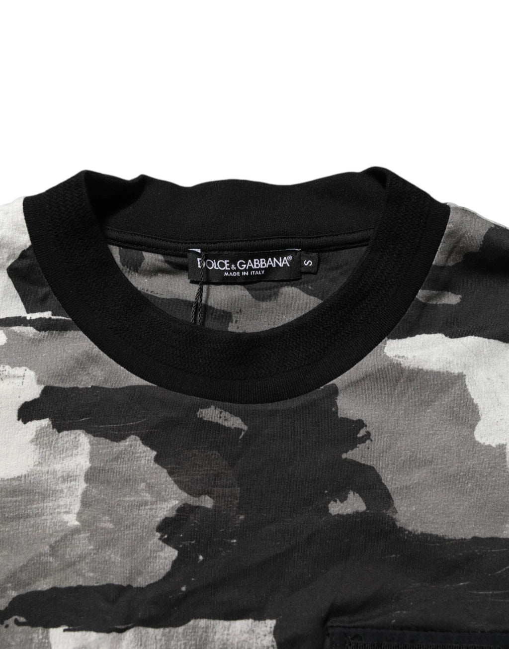 Dolce & Gabbana Multicolor Camouflage Men Short Sleeves T-shirt by Dolce & Gabbana